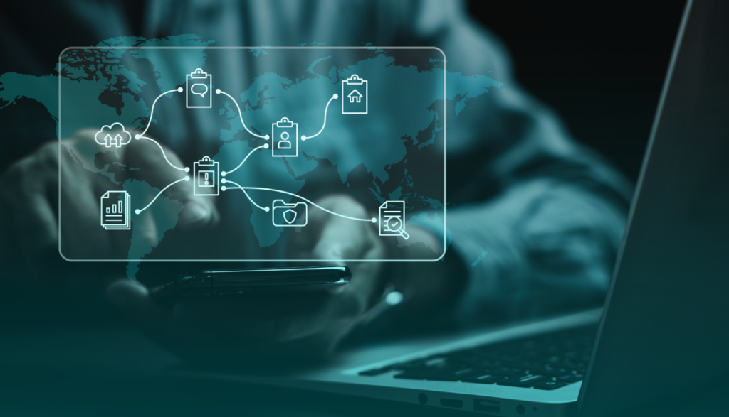 Corporate IT connecting diverse systems